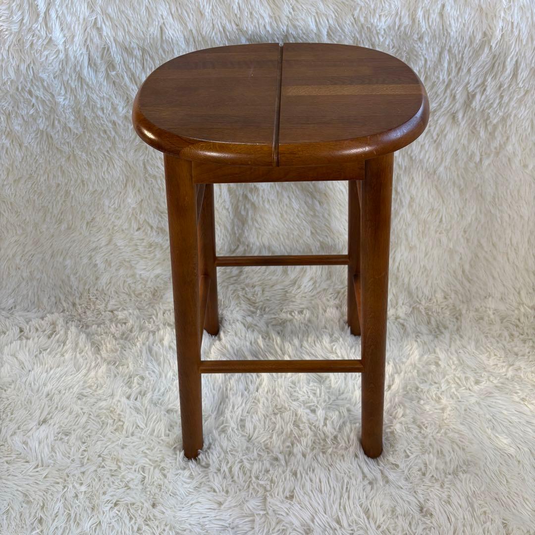 カリモク　ヴィンテージ　木製スツール