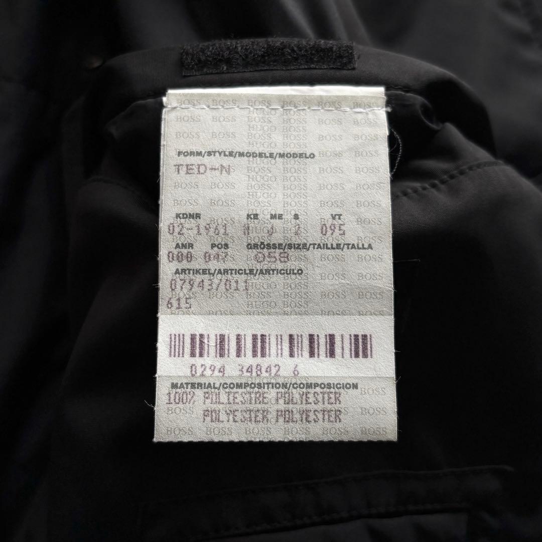 ヒューゴボス ステンカラーコート ライナー ベスト 2way ブラック 58