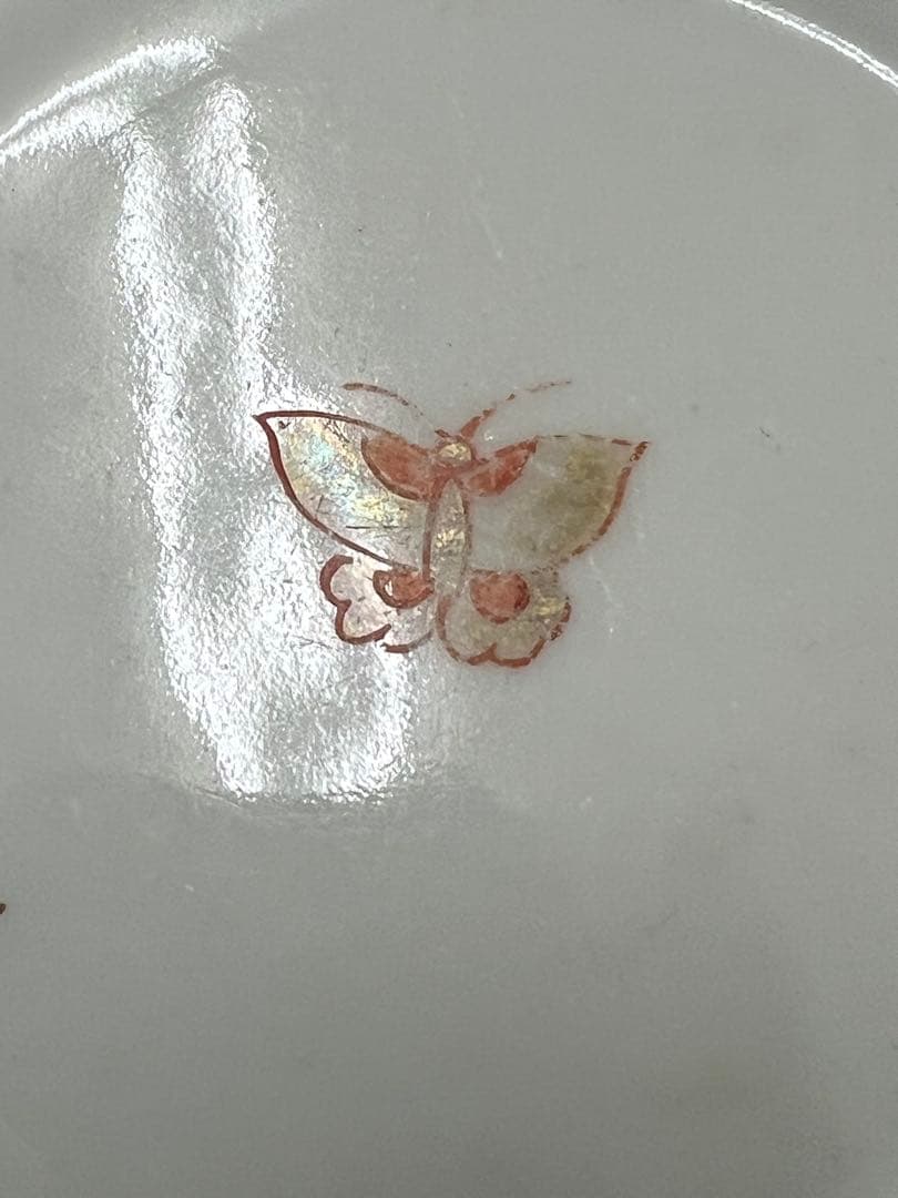 江戸時代？古伊万里　三つ葉型　変形皿　小鉢　4枚