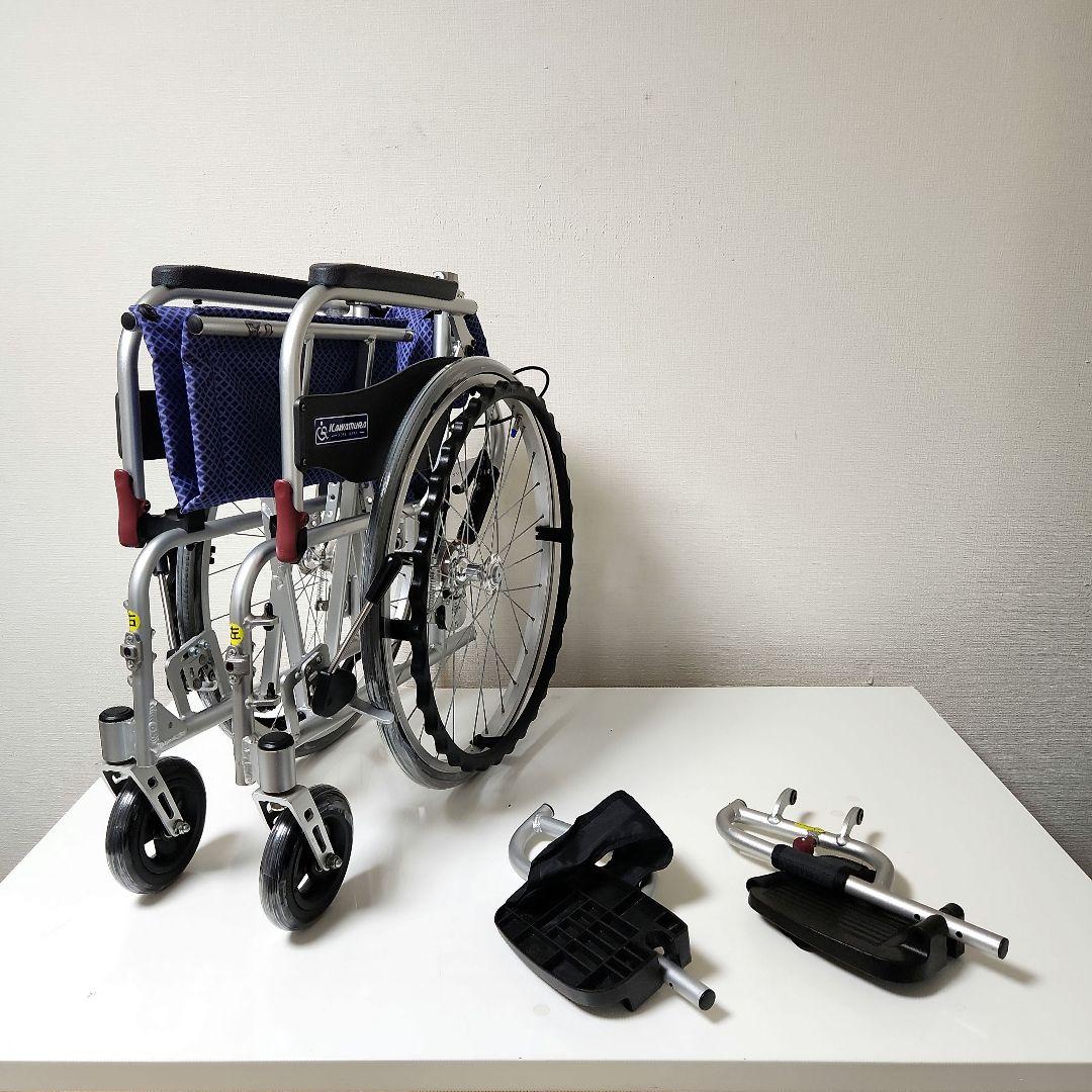 カワムラサイクル　自走用　超軽量　多機能　車椅子　ふわりすプラス