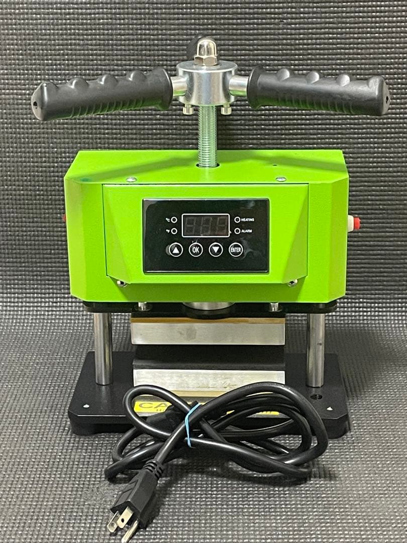 ロジンヒートプレス機 3×5インチ 電熱式 加圧手動 デジタル温度表示