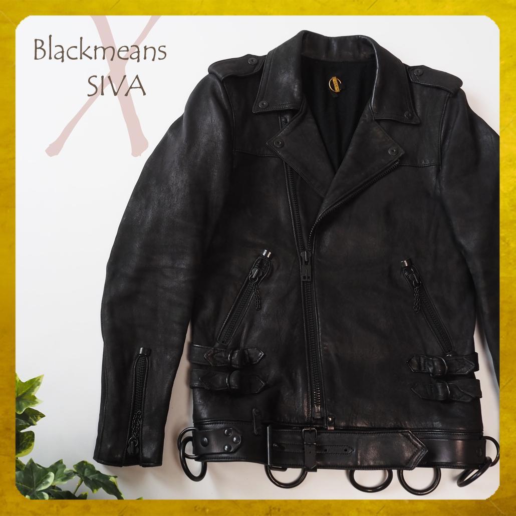 美品 SIVA BLACKMEANS LTR-GREASER JKT 1st