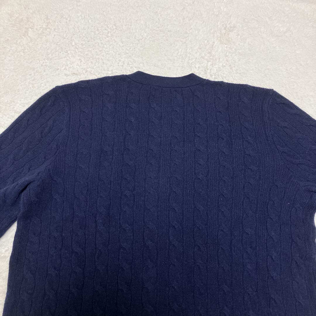 ⭐︎新品未使用タグ付き⭐︎ポロラルフローレン　ケーブルニット　カーディガン　カシミヤ