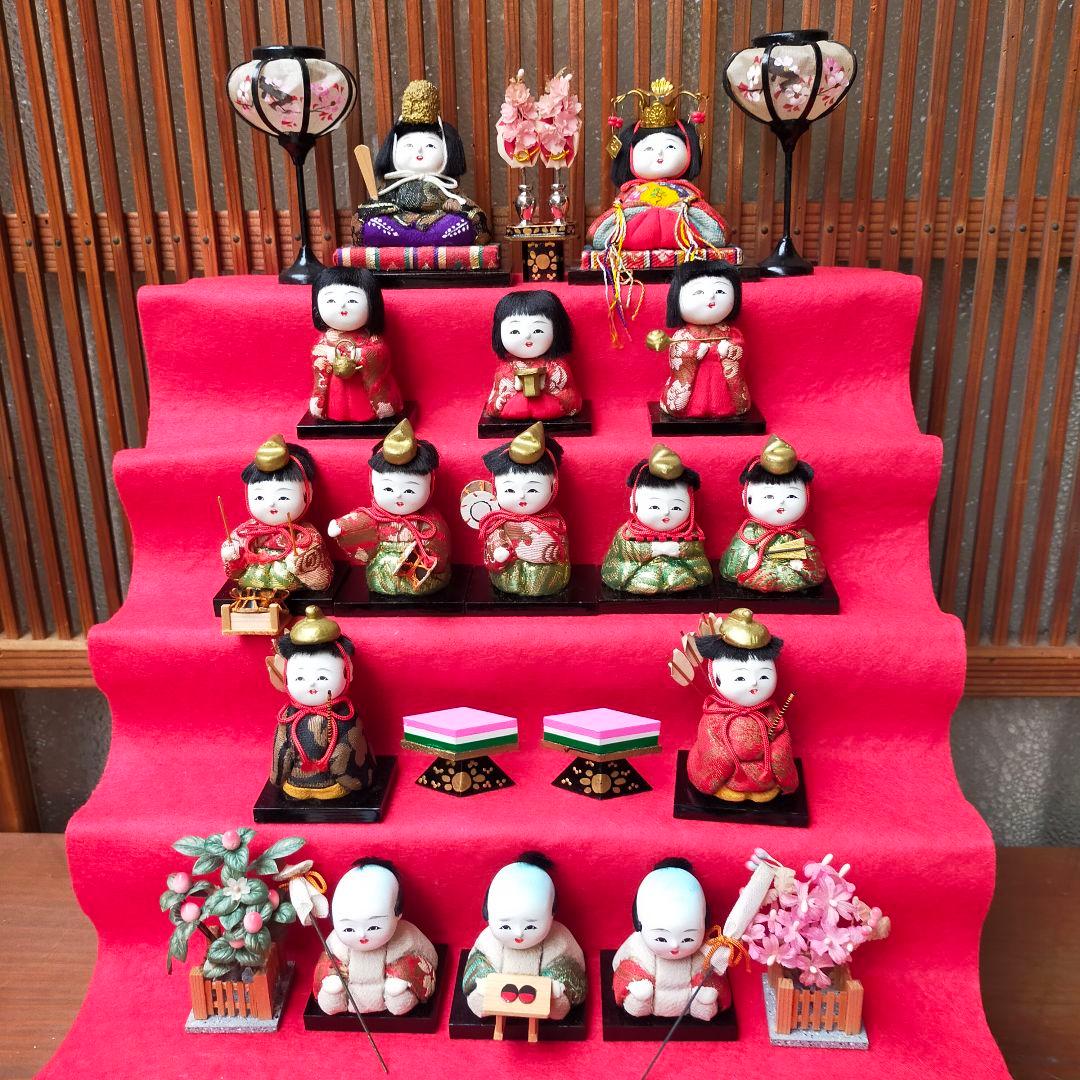 アンティーク雛人形セット