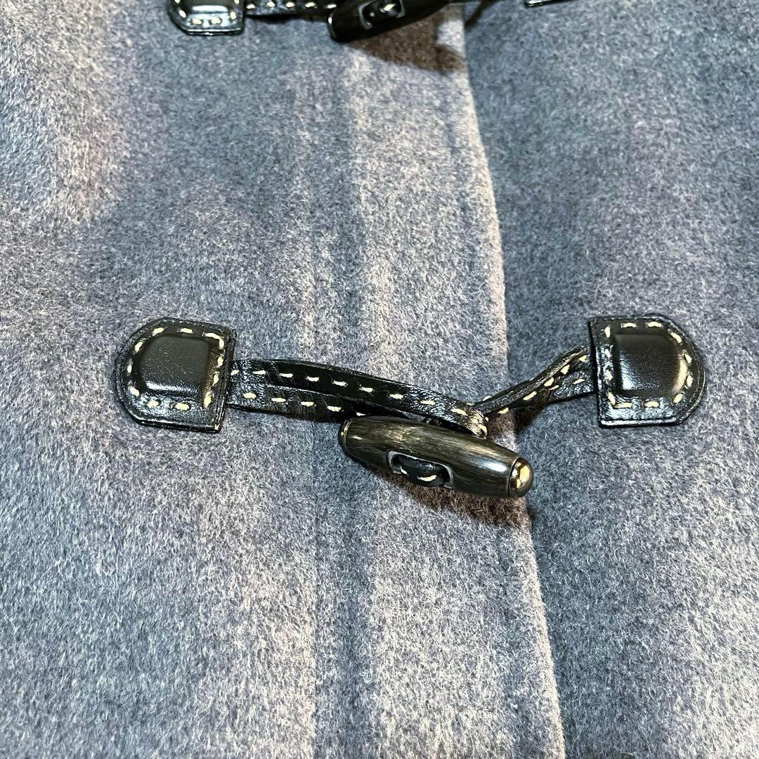 MODIFY アンゴラ混　ダッフル　ロングコート　フォックスファー　本革トグル