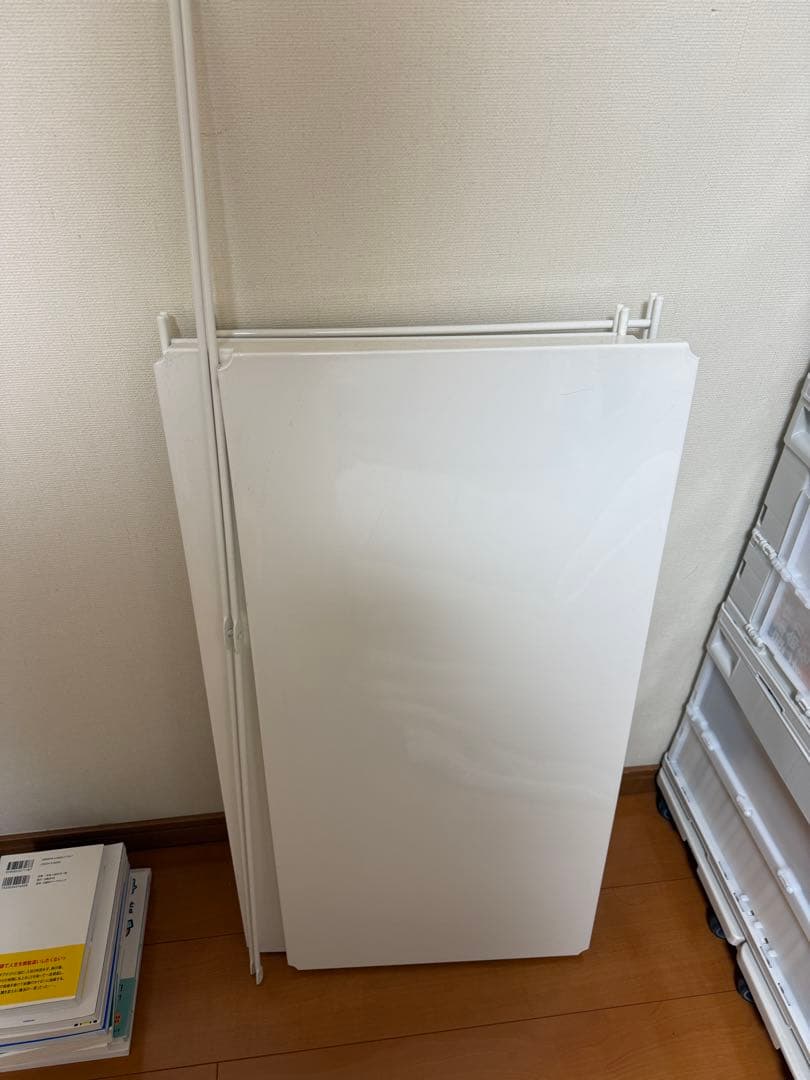 【無印良品】スチールユニットシェルフ ワイド 小 ライトグレー 収納ラック