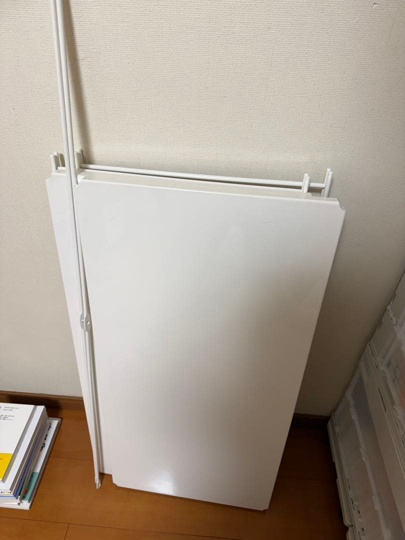 【無印良品】スチールユニットシェルフ ワイド 小 ライトグレー 収納ラック