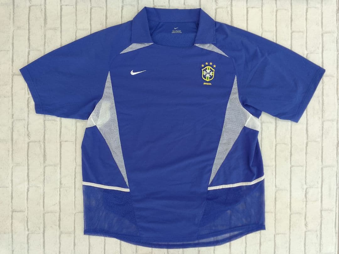 E571　NIKE　日韓W杯　ブラジル代表　アウェイユニフォーム