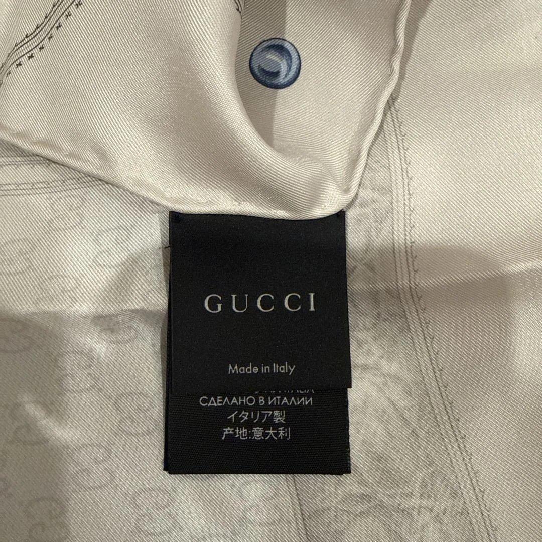 GUCCI ホワイト スカーフ ロゴ入り　koki さん専用