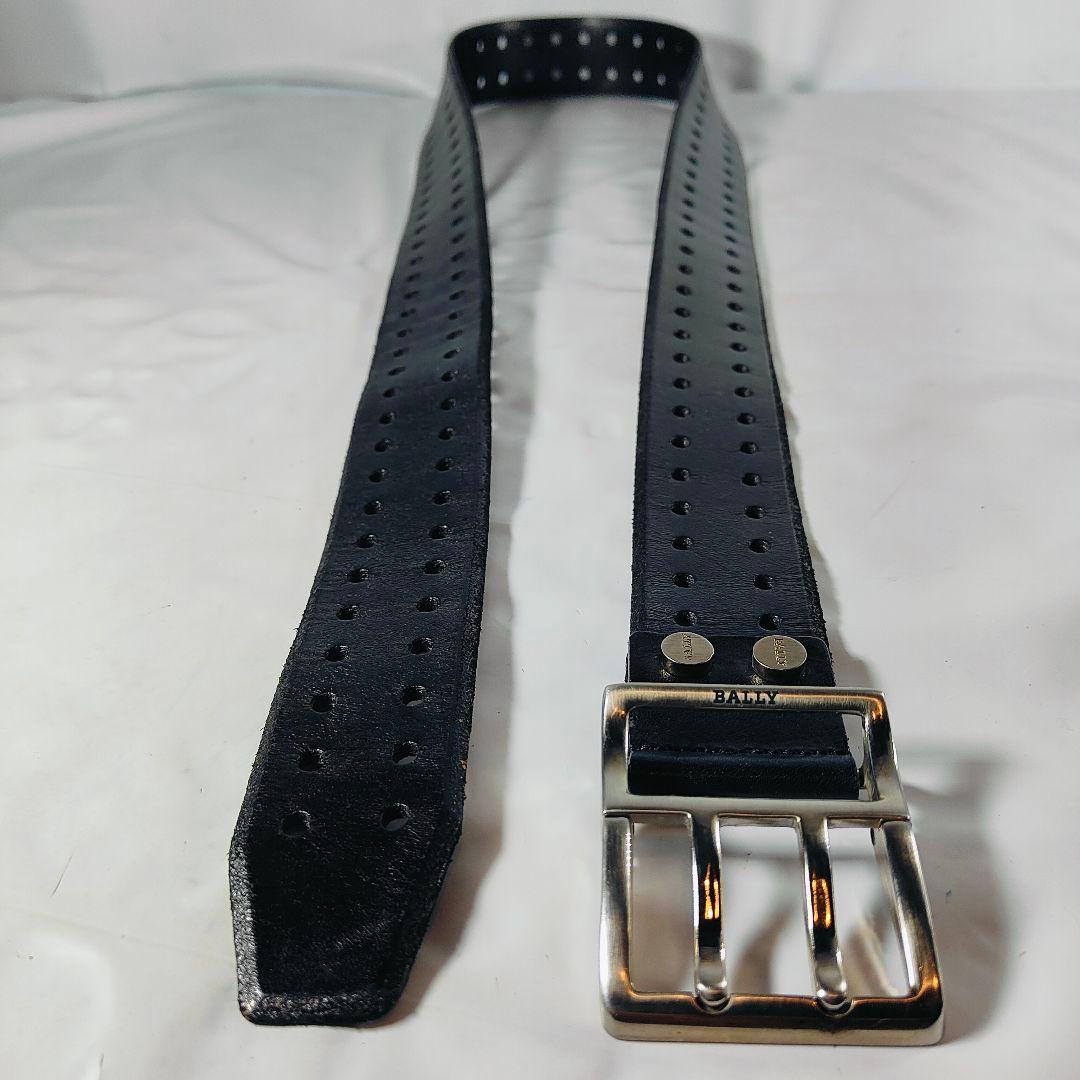 【極美品】BALLY イタリア製 高級ライン　高級ツインピンドレスベルト　正規品