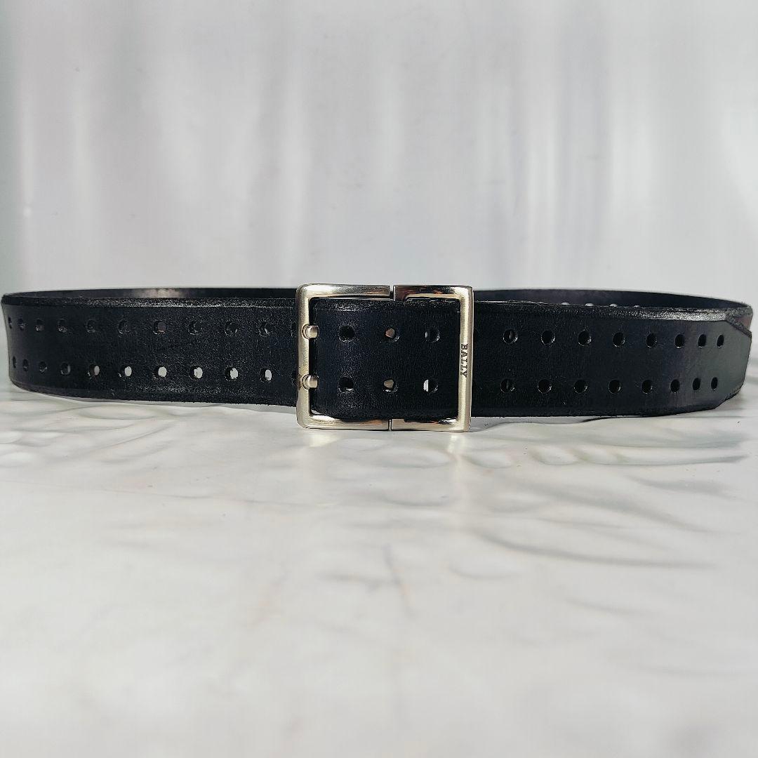 【極美品】BALLY イタリア製 高級ライン　高級ツインピンドレスベルト　正規品
