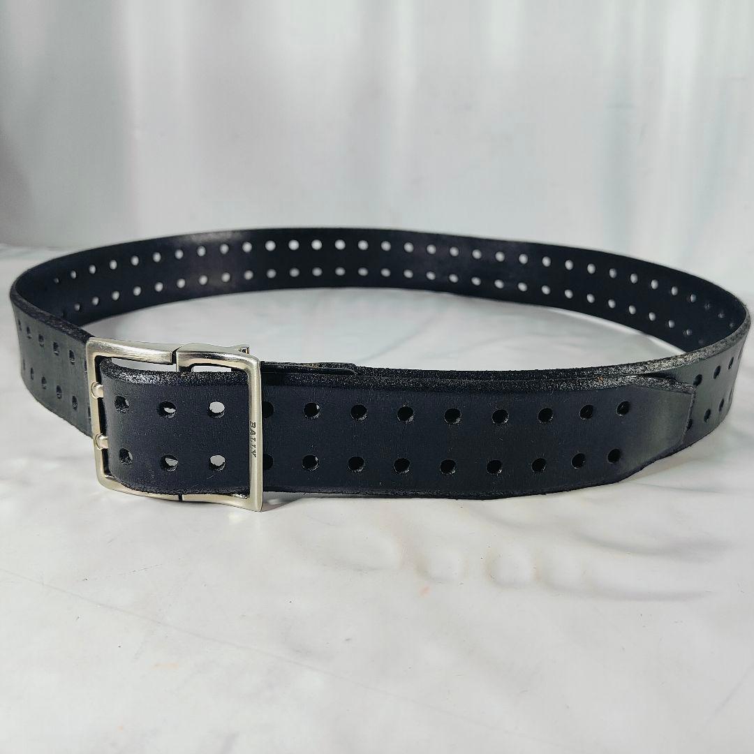 【極美品】BALLY イタリア製 高級ライン　高級ツインピンドレスベルト　正規品