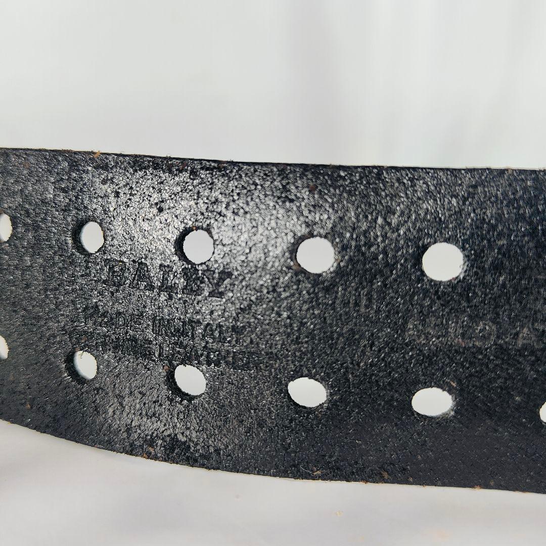 【極美品】BALLY イタリア製 高級ライン　高級ツインピンドレスベルト　正規品