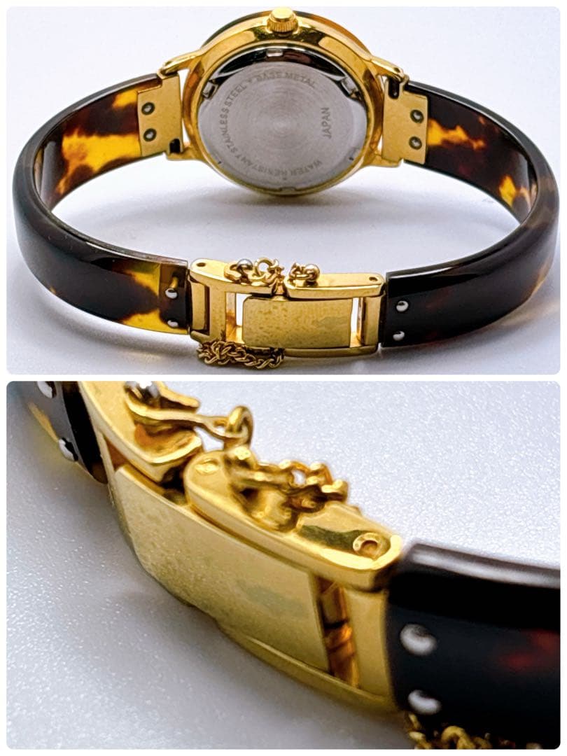 464 BEKKO 本べっ甲　バングルウォッチ　腕時計　鼈甲　希少　高級