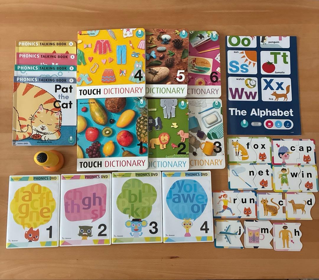 ワールドワイドキッズ　フォニックス教材　フルセット