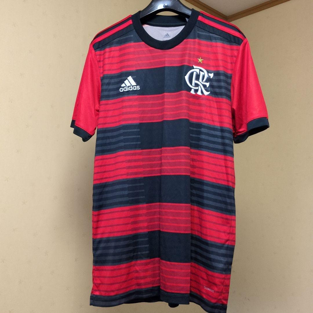 Flamengo adidas シャツ サイズP 赤黒