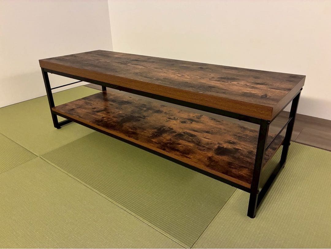 ミドルブラウン ローボード 幅120cm▼150cmもあります▼