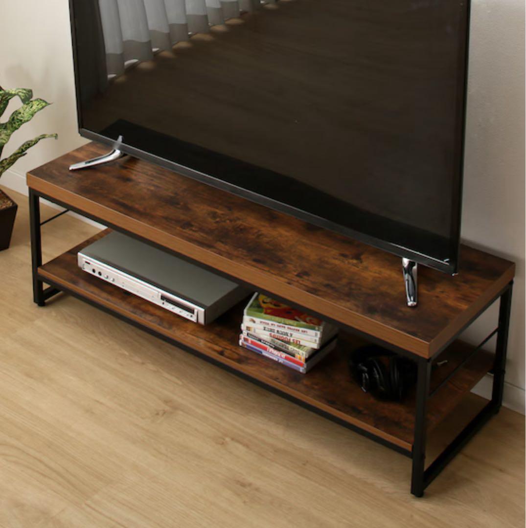 ミドルブラウン ローボード 幅120cm▼150cmもあります▼