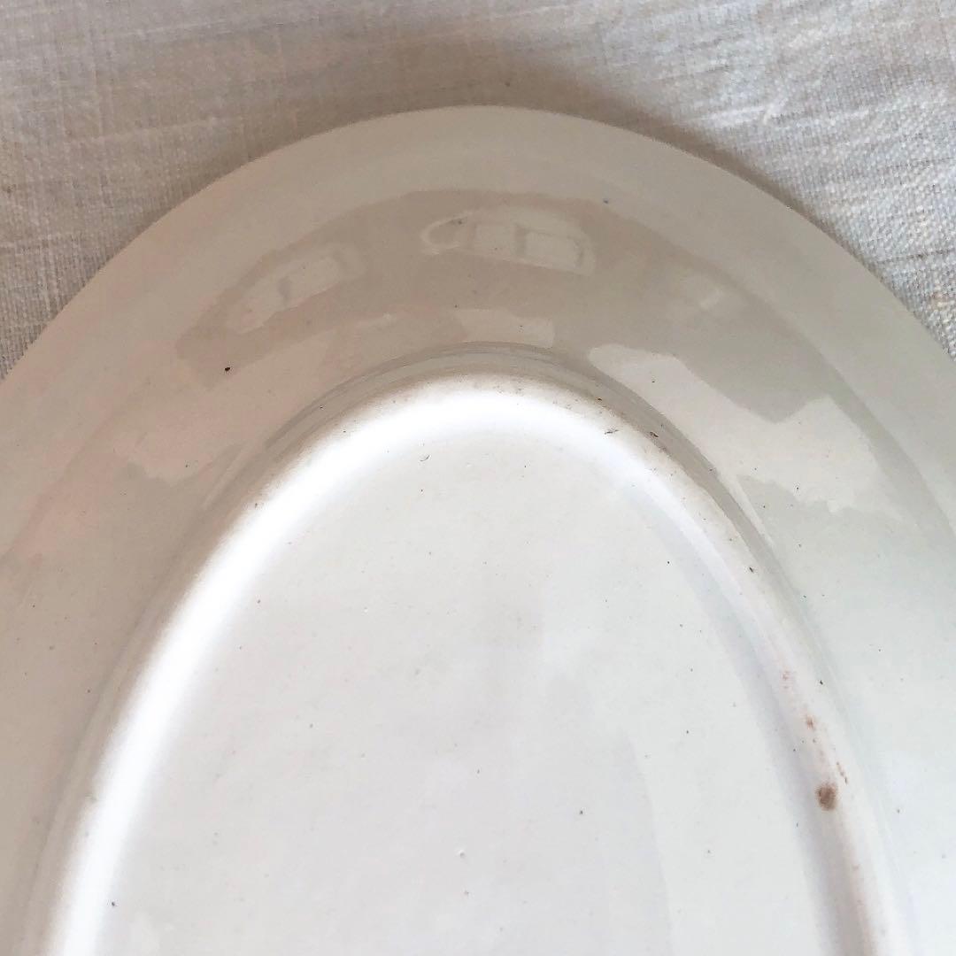 専用　ディゴワンサルグミンヌ　バスク柄ラヴィエ　前菜皿　フランスアンティーク食器