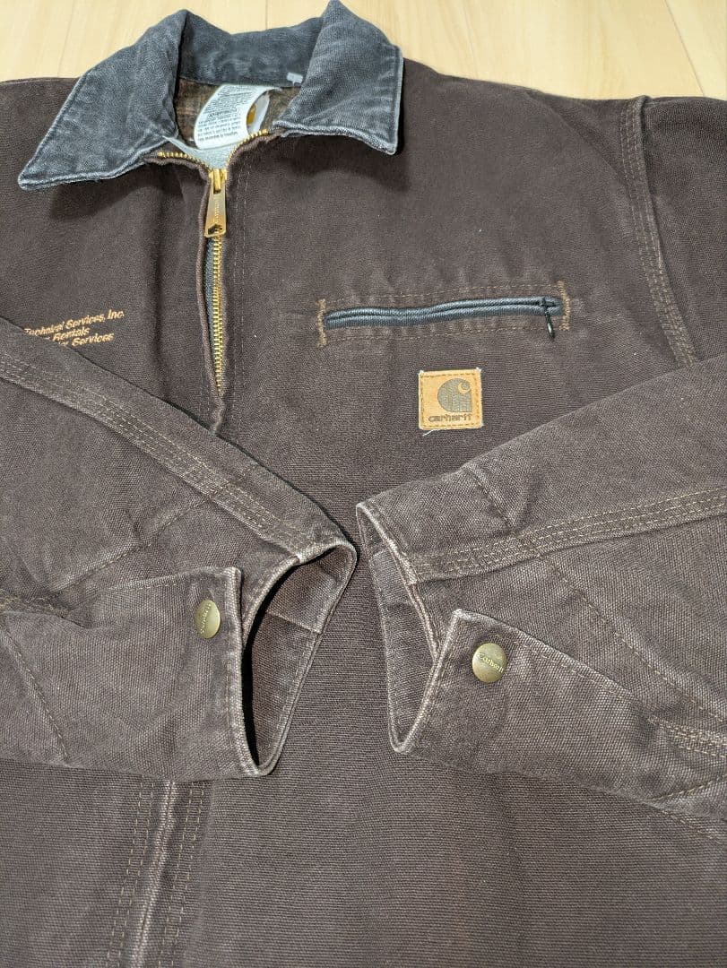 Carhartt デトロイトジャケット　J97 DKB USA製　ダークブラウン