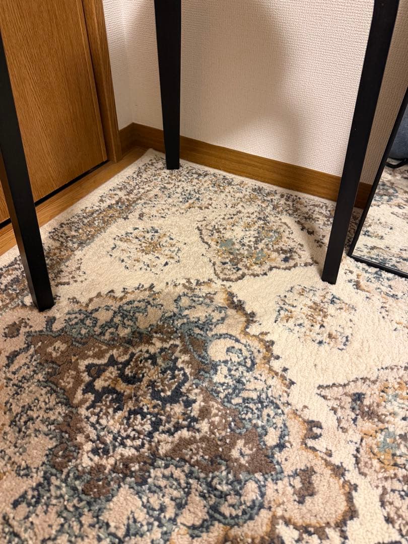 オリエンタルパターン ラグ カーペット 絨毯 約200×250cm Amira