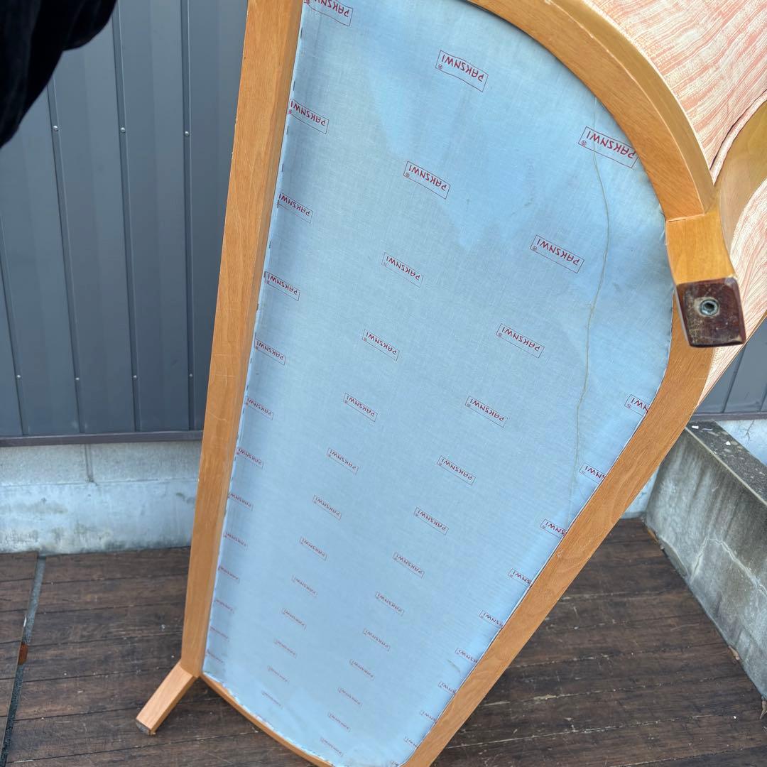 PAKSNWI 北欧レトロ 木製 三人掛けソファー カーブソファ ラグジュアリー