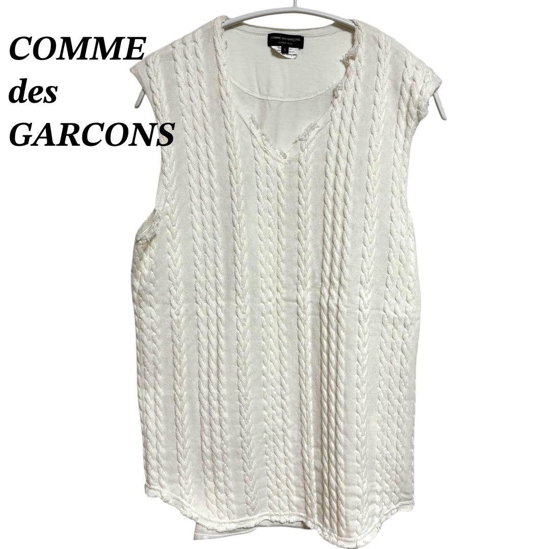 COMME des GARCONS ノースリーブ　ドッキング　レディース　ニット