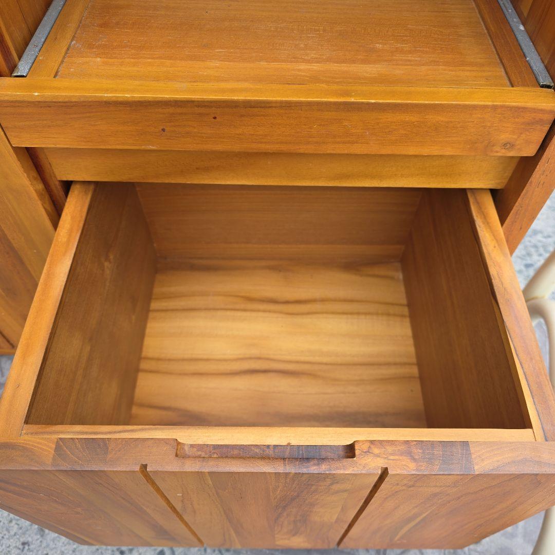 unico 食器棚　チーク　天然木　ミサワ　ユニコ