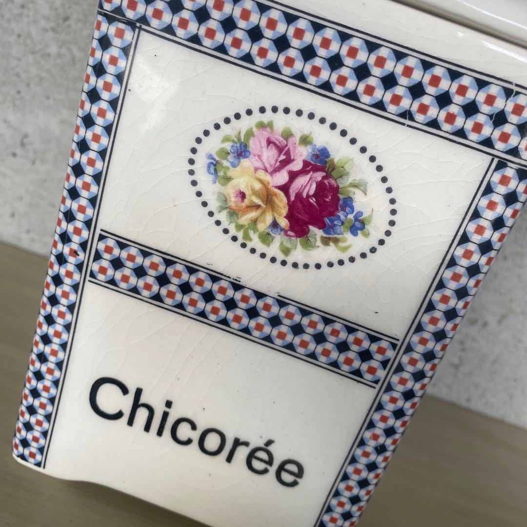 フランス　アンティーク　キャニスター　2個セット