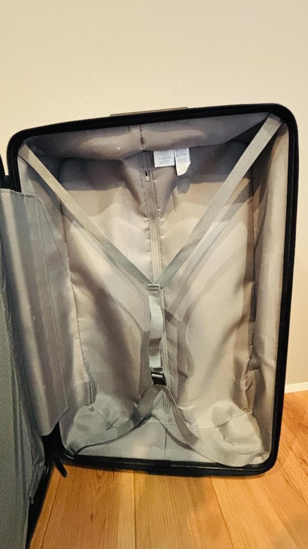 無印良品バーを自由に調節できるハードキャリーケース-Ｂ（１０５Ｌ）送料込み