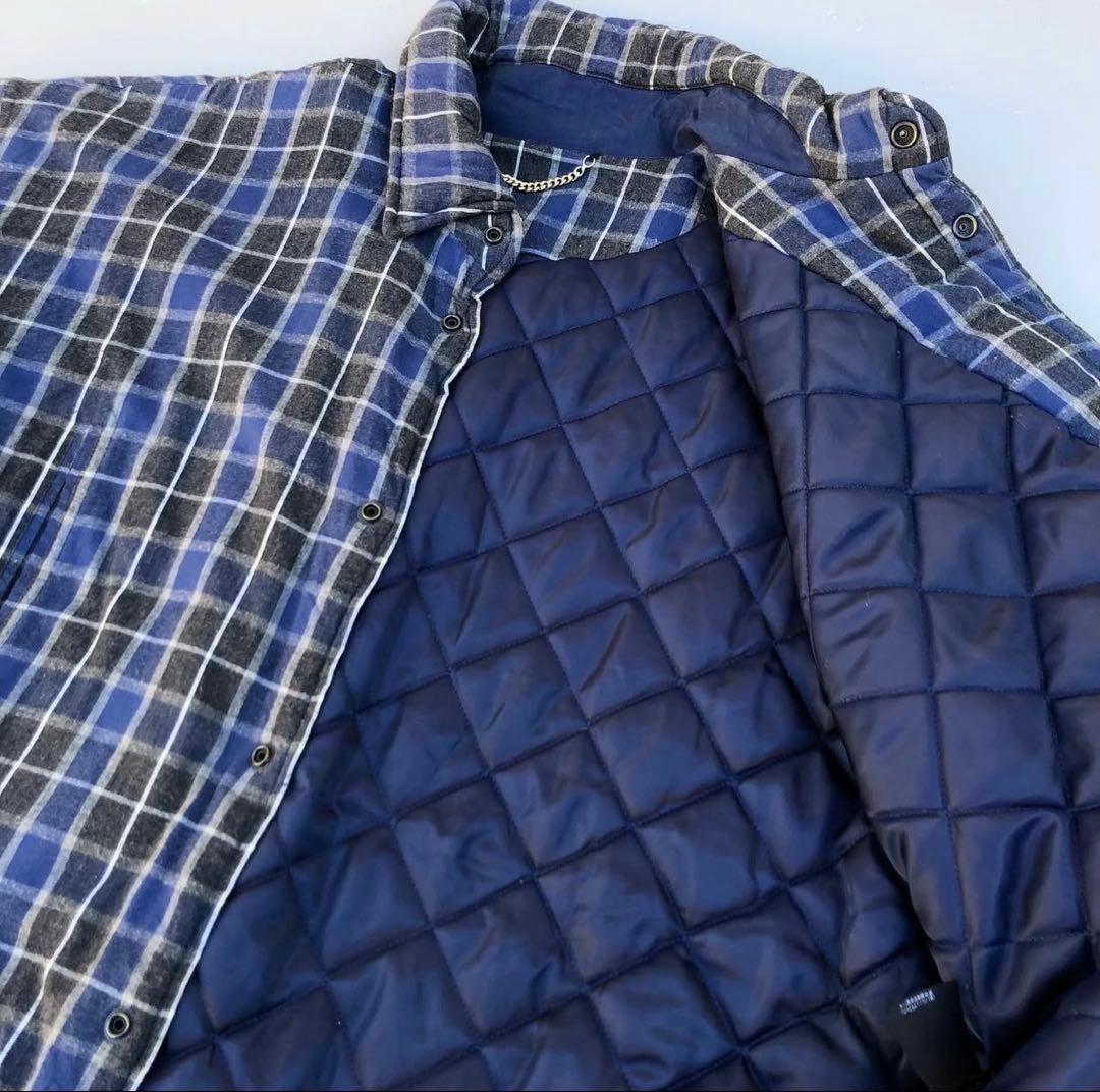 バレンシアガ チェックキルティングジャケット サイズ52