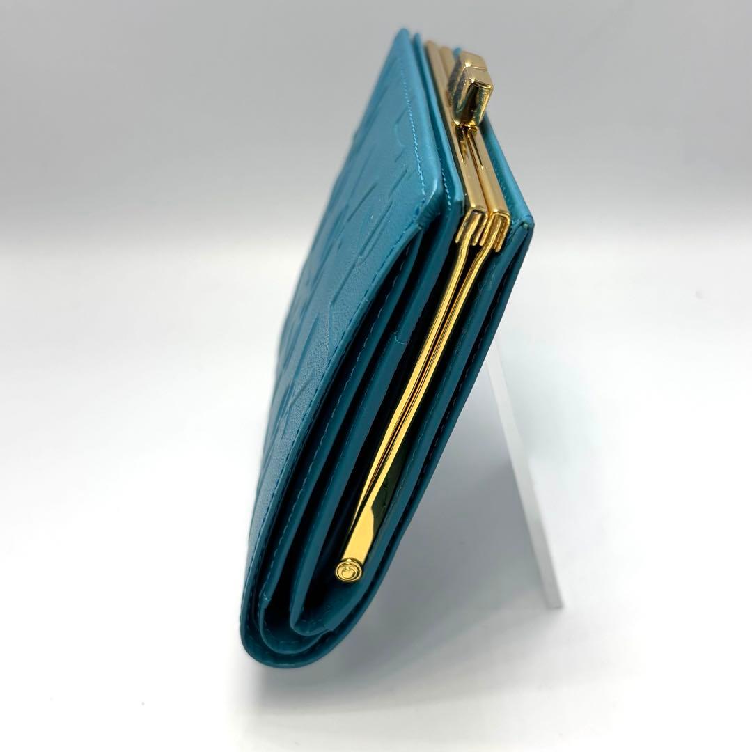 未来 　　　　Yves Saint Laurentエンボスロゴ 青色