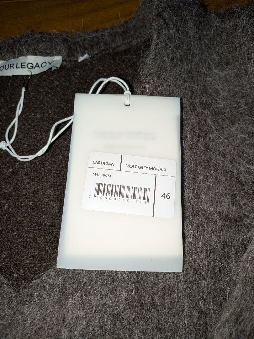our legacy 23AWアワーレガシー モヘアカーディガン