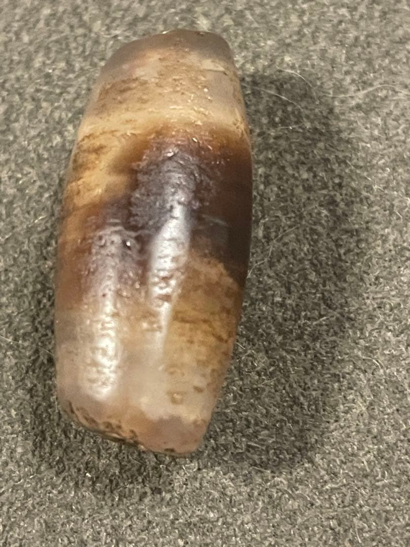 マサマサ様　12～18世紀ブータン郊外出土　古代天珠　虎牙天珠　風化