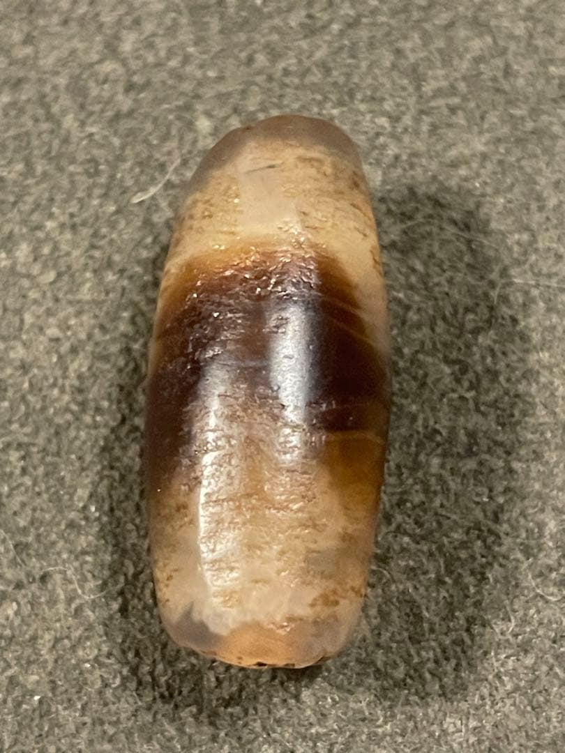 マサマサ様　12～18世紀ブータン郊外出土　古代天珠　虎牙天珠　風化