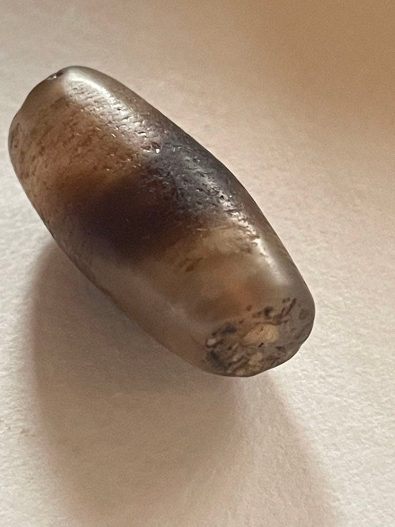 マサマサ様　12～18世紀ブータン郊外出土　古代天珠　虎牙天珠　風化