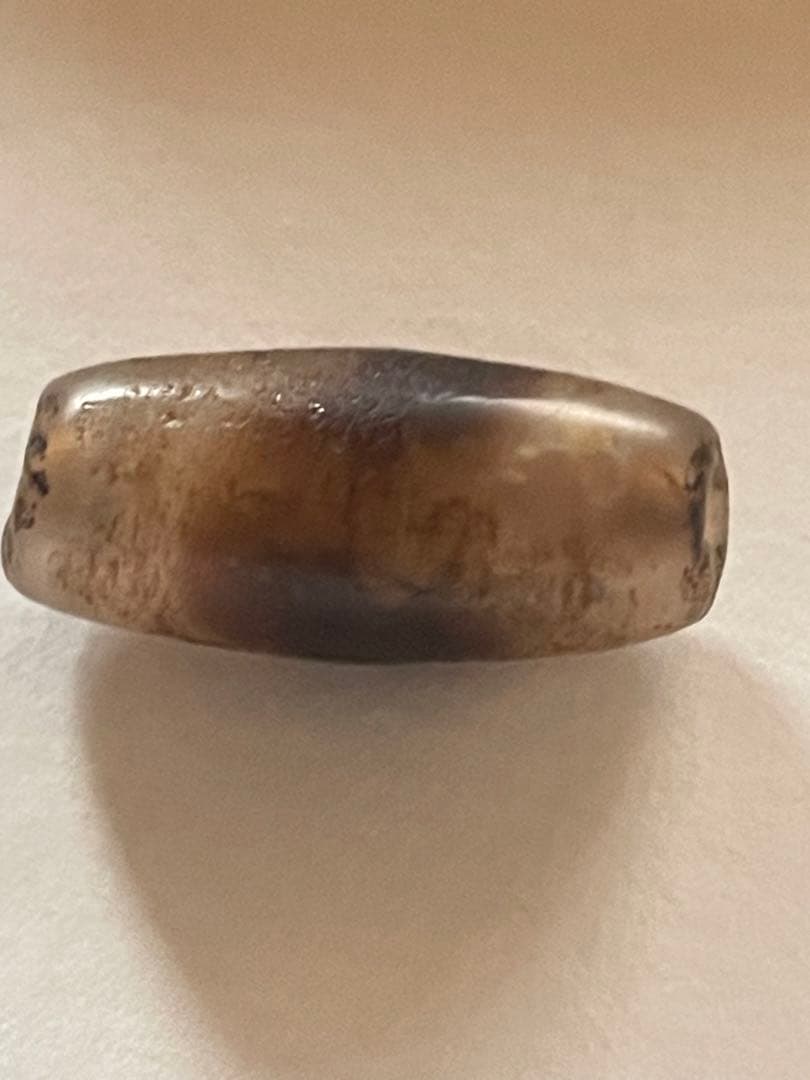 マサマサ様　12～18世紀ブータン郊外出土　古代天珠　虎牙天珠　風化