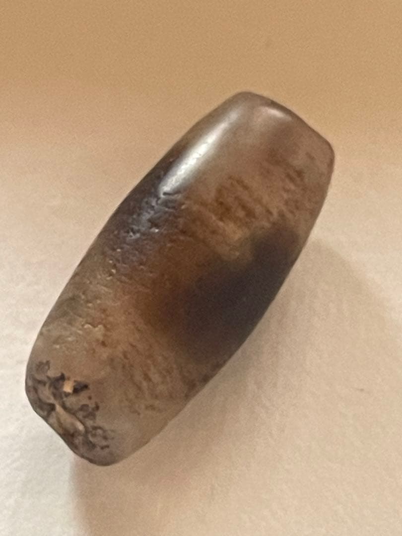 マサマサ様　12～18世紀ブータン郊外出土　古代天珠　虎牙天珠　風化