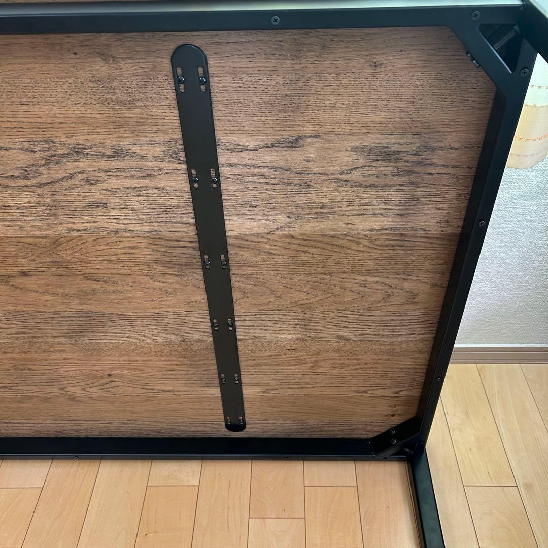 関家具　クラッシュゲート　天然木単板　タンクテーブル　デスク　高級　W1800