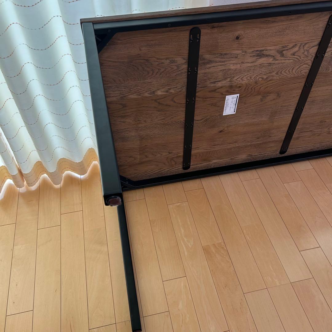 関家具　クラッシュゲート　天然木単板　タンクテーブル　デスク　高級　W1800