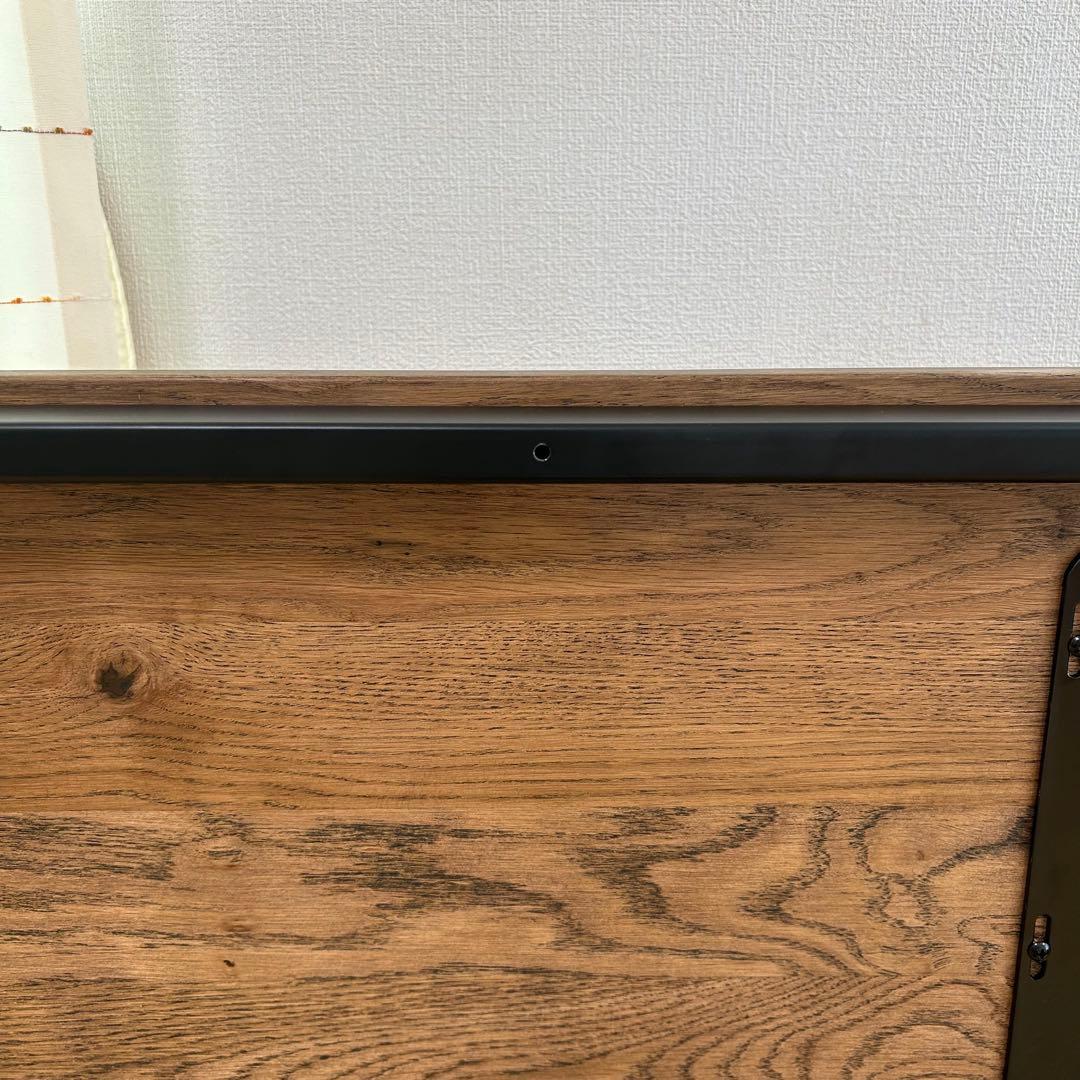 関家具　クラッシュゲート　天然木単板　タンクテーブル　デスク　高級　W1800