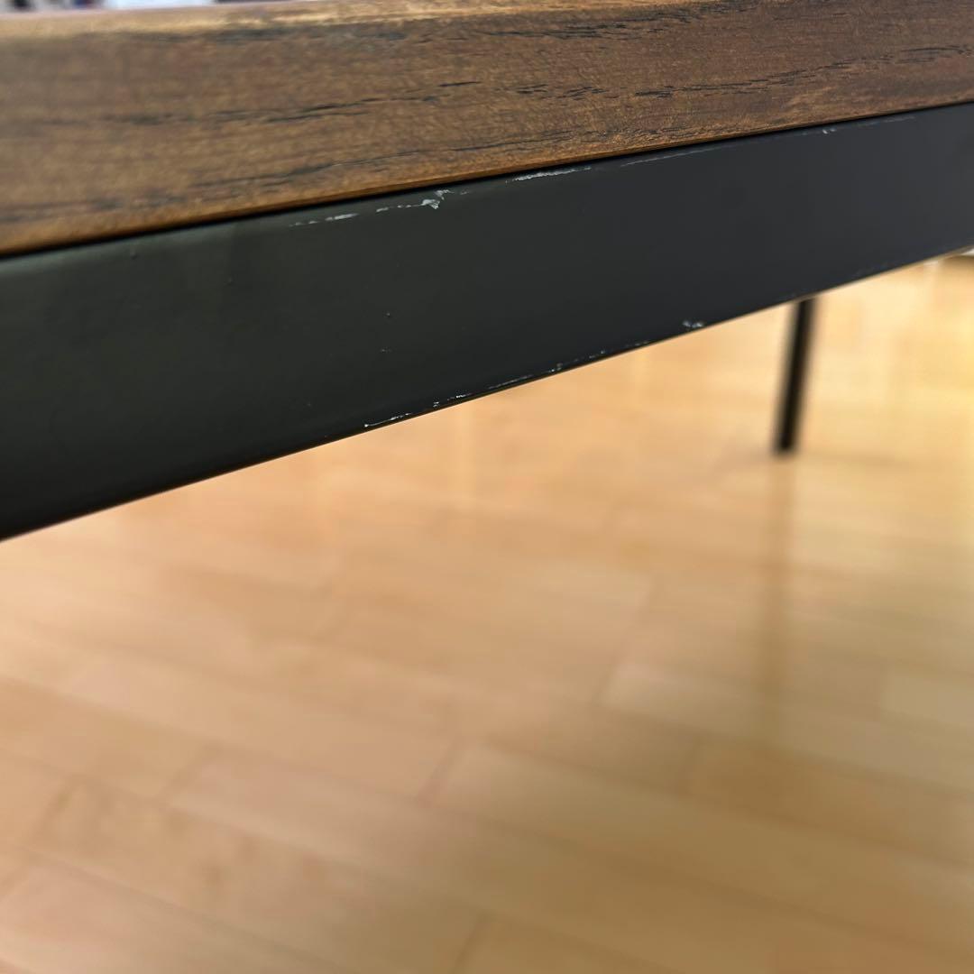 関家具　クラッシュゲート　天然木単板　タンクテーブル　デスク　高級　W1800