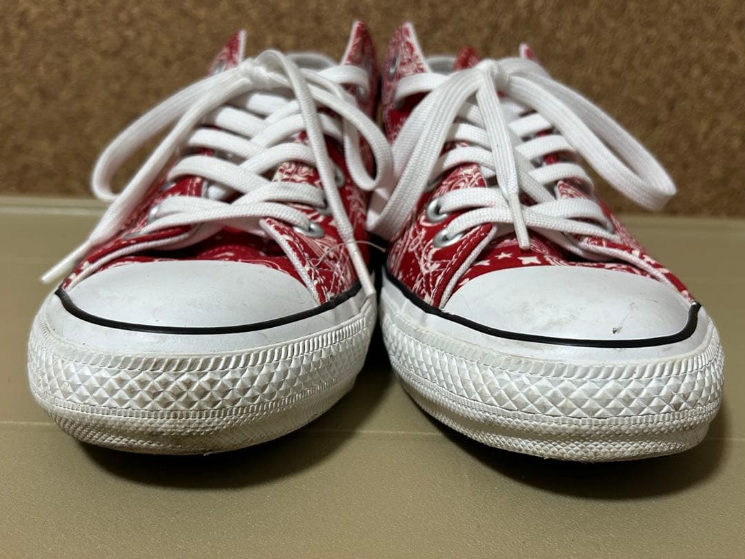 CONVERSE ALLSTAR 赤 ペイズリー 限定生産品 28cm