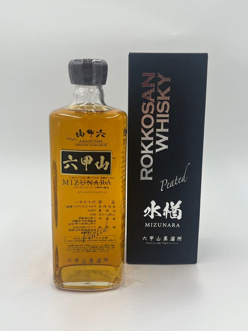 六甲山　ピュアモルトウィスキー　MIZUNARA 720ml （化粧箱入り）