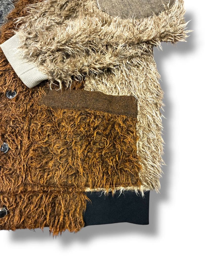 【25AW my beautiful landletシャギービッグカーディガン】