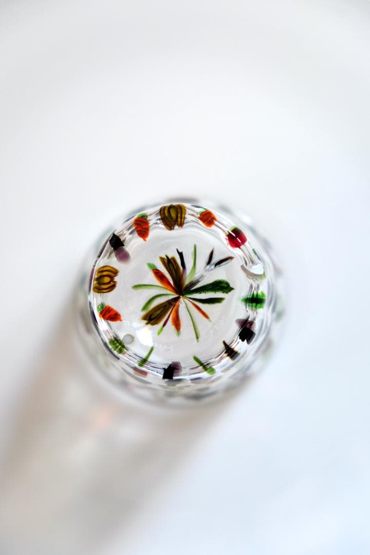 江波冨士子 ムッリーニ 吹きガラス お猪口 コップ ワイングラス 花瓶 舩木倭帆