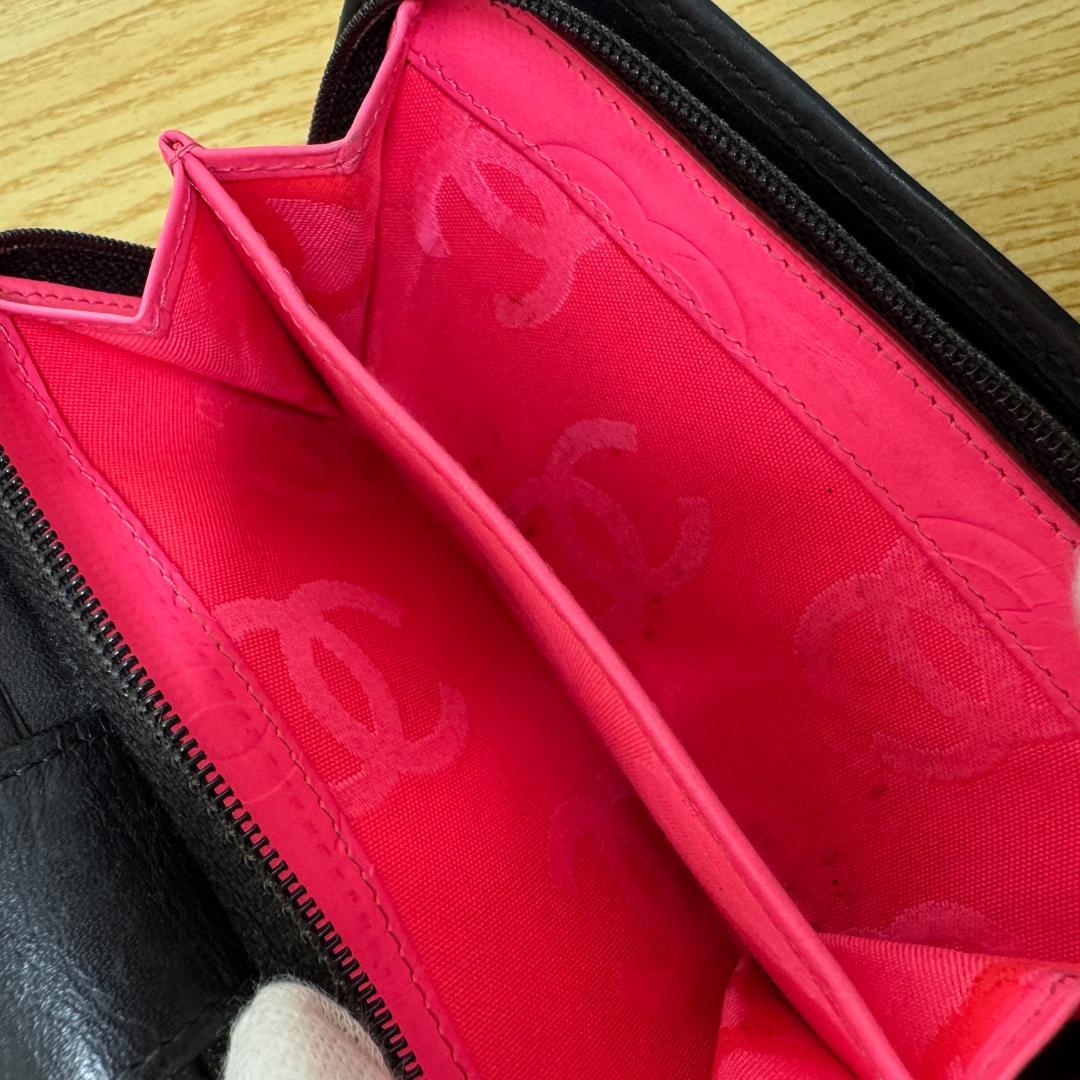 eriyさま専用｜GA6997◆シャネル カンボンライン 二つ折り財布♪