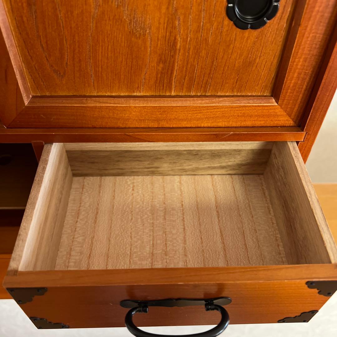 小箪笥 民芸家具 和家具 からくり箪笥 レトロ 戸棚 引き出し