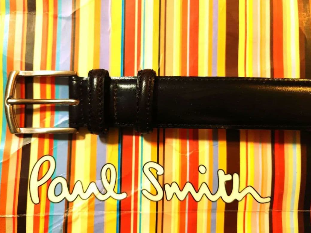 Zizi ポールスミス シェルコードバン 高級ベルト 馬革