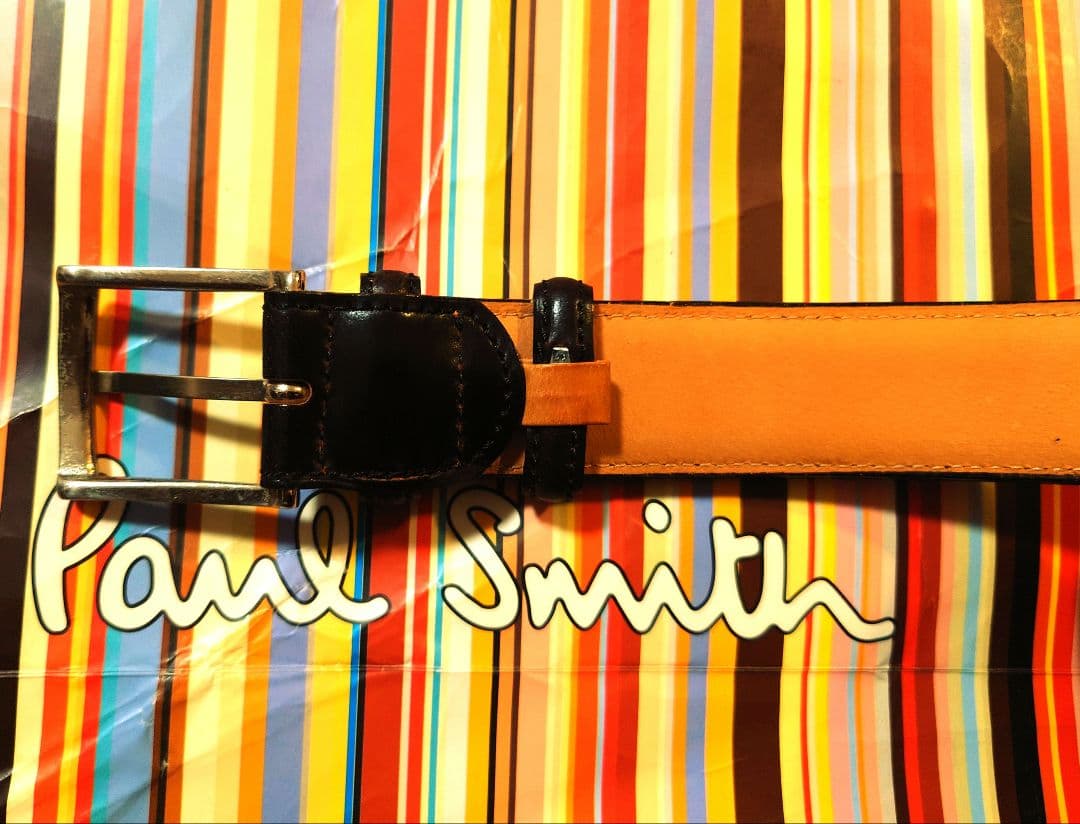 Zizi ポールスミス シェルコードバン 高級ベルト 馬革